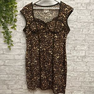 Leopard Print Women's Intimate Dress